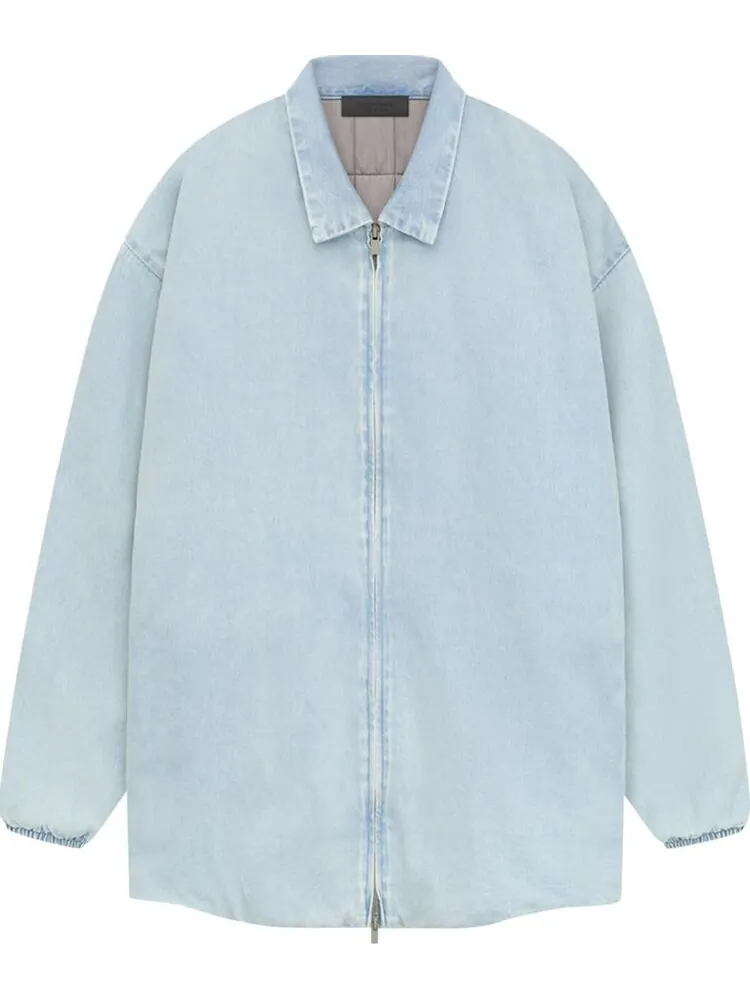 Куртка Fear of God Essentials Filled Shirt 'Light Washed Denim'