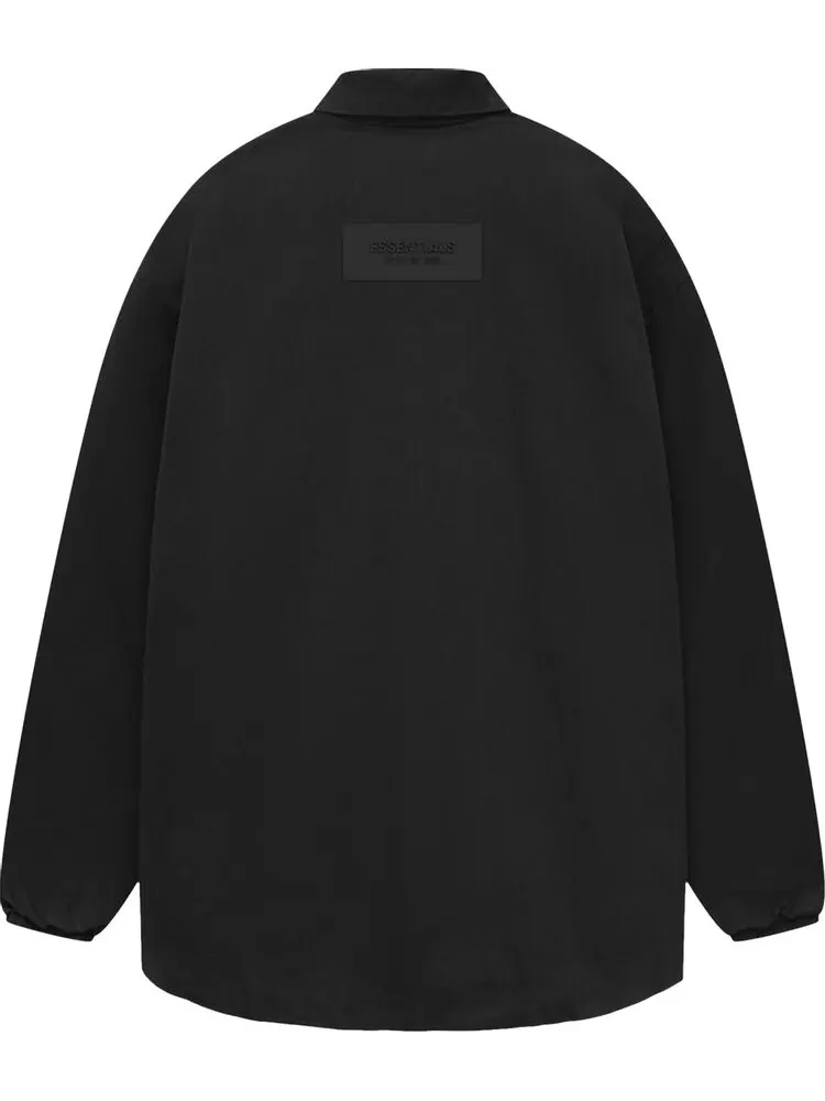 Куртка Fear of God Essentials Denim Filled Shirt 'Overdye Black Denim' — изображение 2 из 2, черный