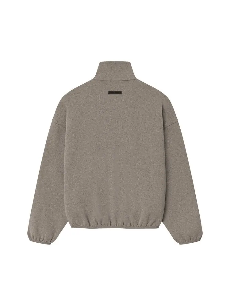 Спортивная куртка Fear of God Essentials Modern Fleece Track Jacket With Piping, Homestead Heather — изображение 2 из 2