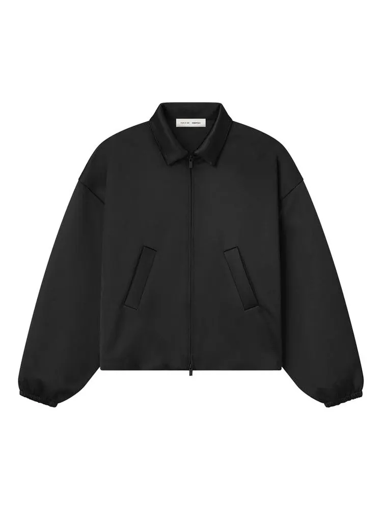 Куртка Fear of God Essentials Bonded Satin Zip-Up Bomber Jacket