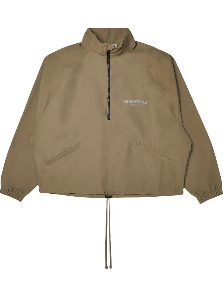 Куртка Fear of God Essentials Half Zip Track Jacket 'Harvest'