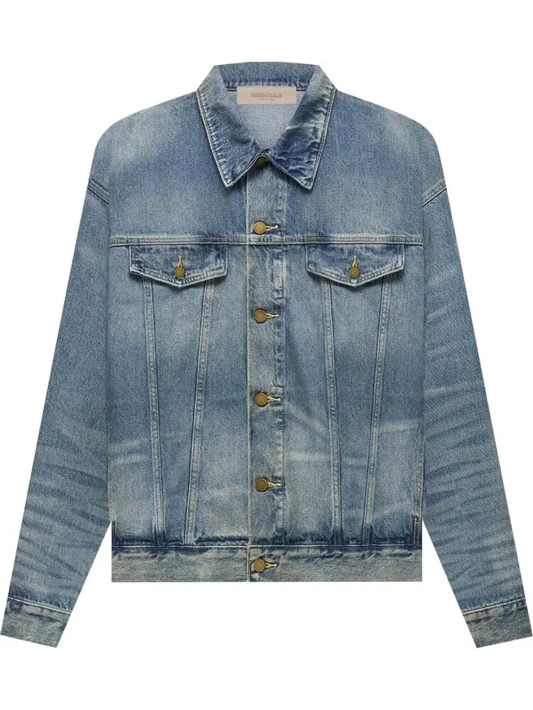 Куртка Fear of God Essentials Trucker Jacket 'Indigo'