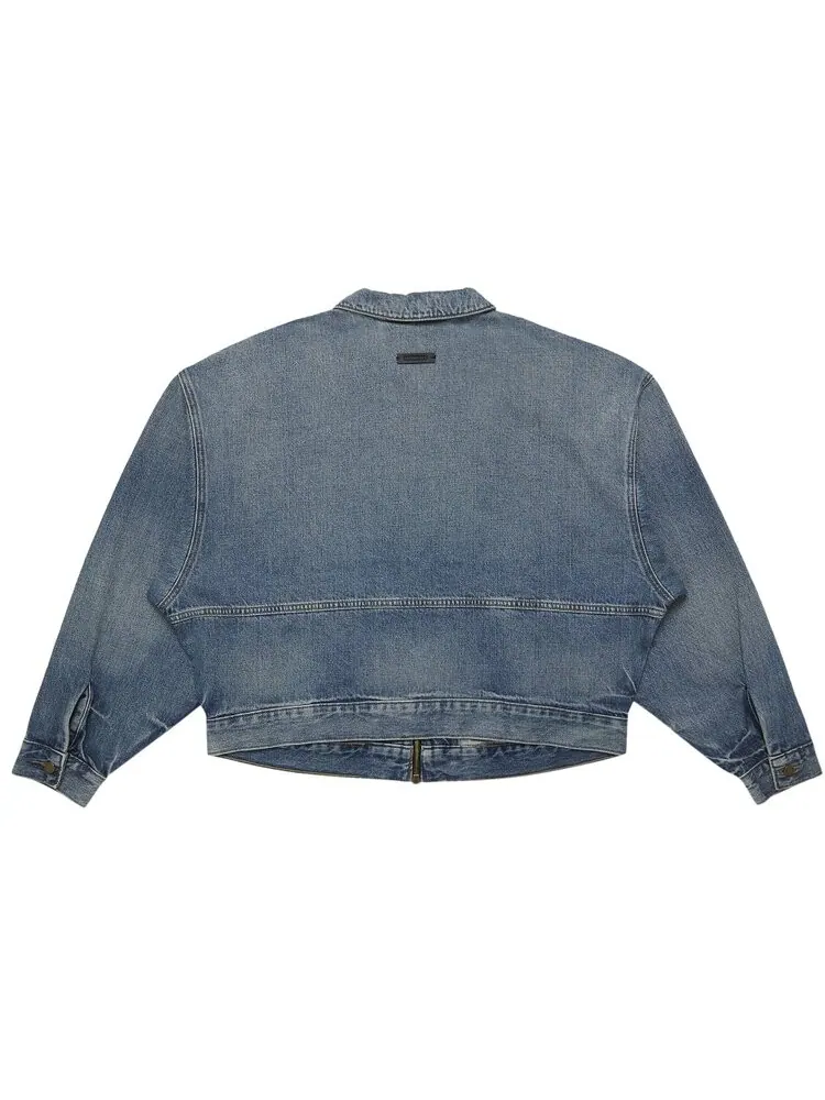 Куртка Fear Of God Essentials Fear of God Essentials Denim Jacket — изображение 2 из 3, синий