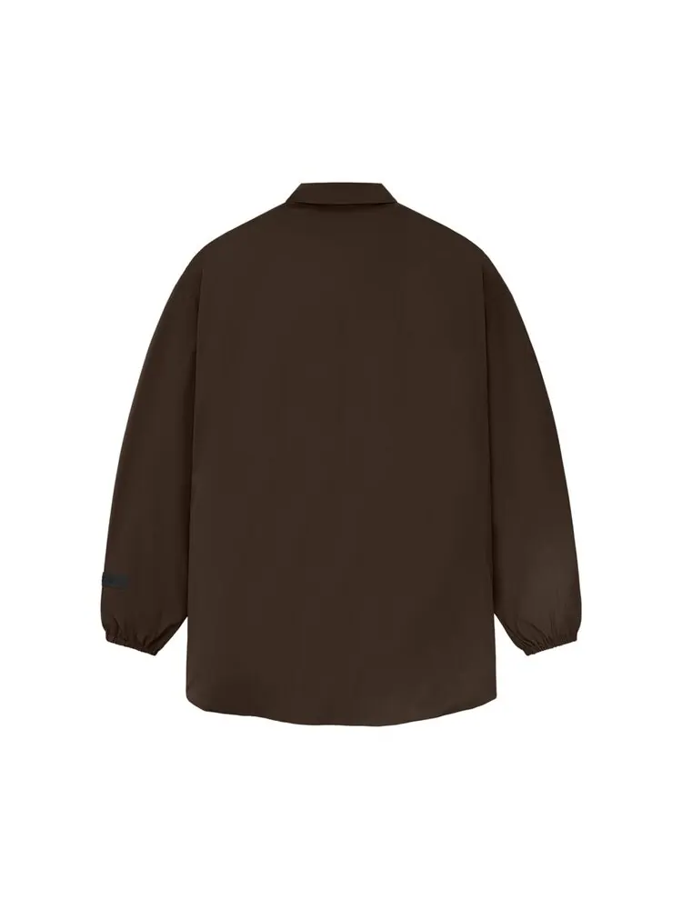 Рубашка Fear Of God Essentials Fear of God Essentials Overshirt — изображение 2 из 2, коричневый
