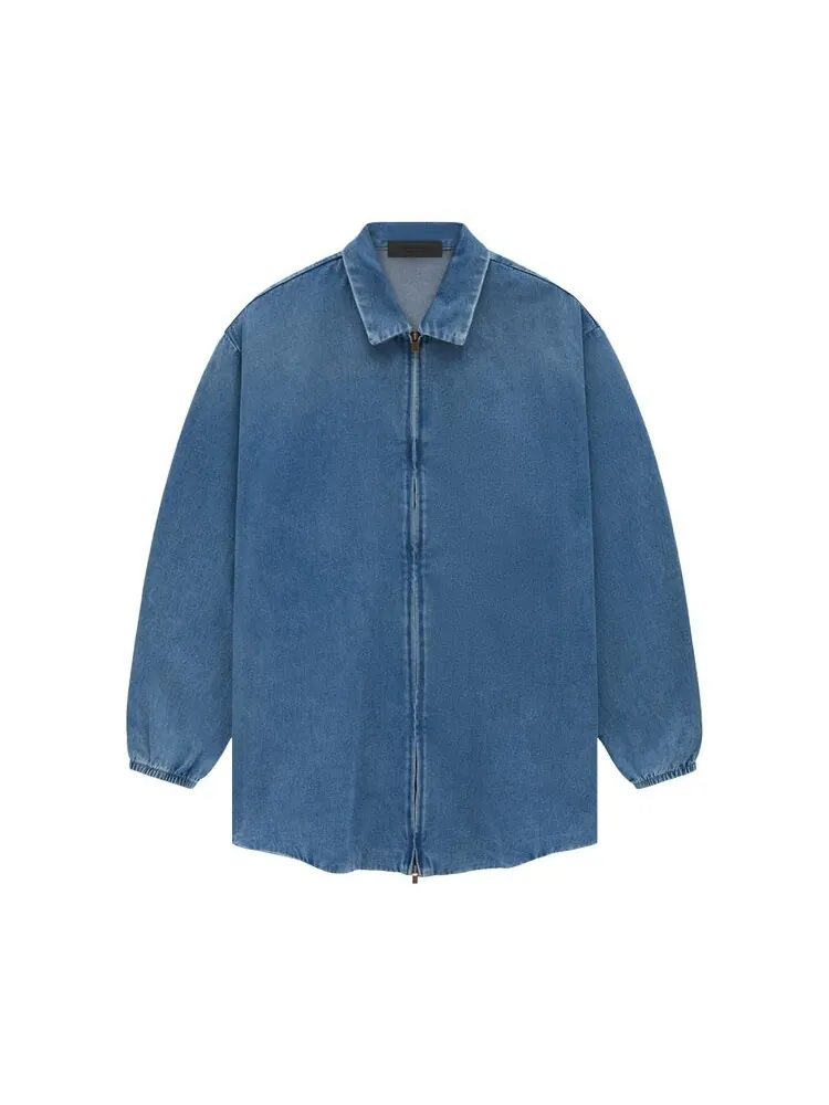 Рубашка Fear Of God Essentials Fear of God Essentials Denim Overshirt