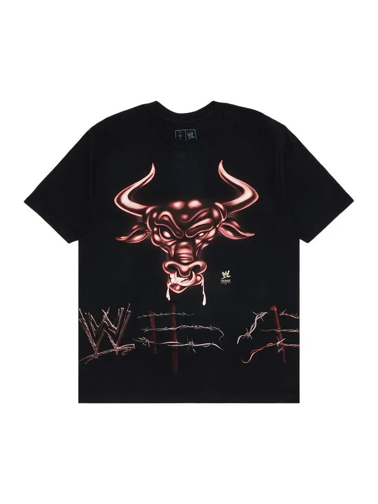 Футболка Cactus Jack by Travis Scott x WWE Know Your Role T-Shirt The Rock