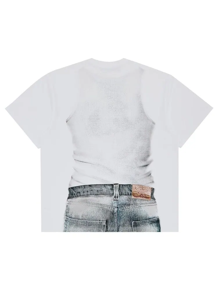 Футболка Y/Project Trompe LOeil T-Shirt — изображение 2 из 3, белый