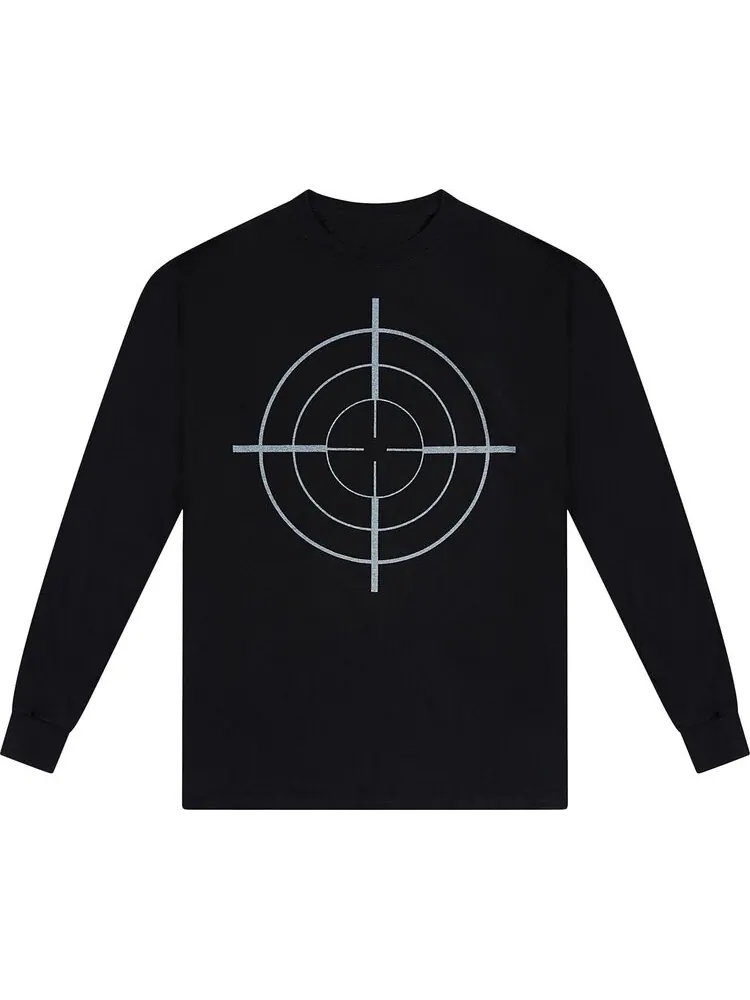 Футболка Kanye West DONDA Chicago Listening Event Bullseye Long-Sleeve T-Shirt 'Black' — черный