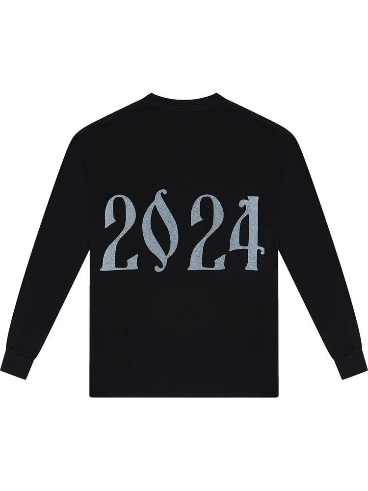 Футболка Kanye West DONDA Chicago Listening Event Bullseye Long-Sleeve T-Shirt 'Black' — изображение 2 из 2, черный