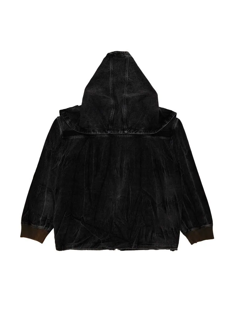 Куртка Y/Project Velcro Denim Jacket — изображение 2 из 3, черный