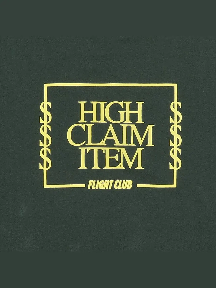 Топ Flight Club High Claim Item T — изображение 3 из 3, темный зеленый/желтый