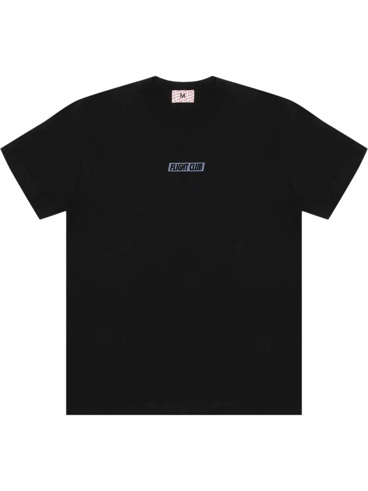 Футболка Flight Club Slant Logo Tee 'Black/Navy' — черный