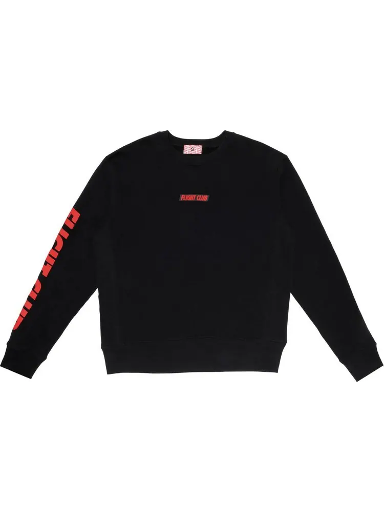 Толстовка Flight Club Oversized Logo Crewneck 'Black'