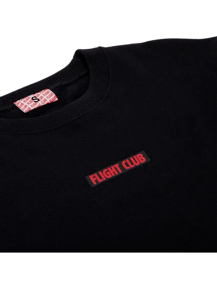 Толстовка Flight Club Oversized Logo Crewneck 'Black' — изображение 3 из 3, черный