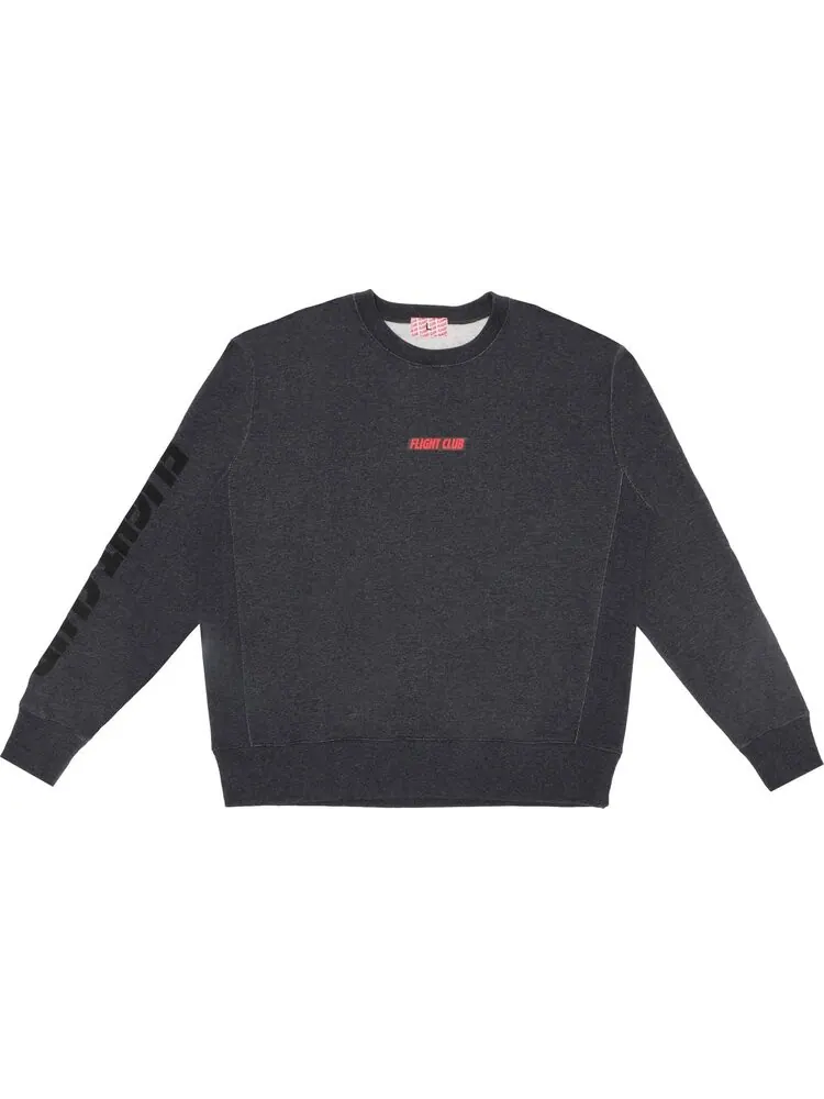 Толстовка Flight Club Oversized Logo Crewneck 'Dark Gray' — изображение 1 из 3, серый