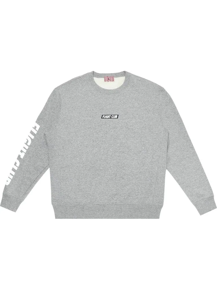 Толстовка Flight Club Oversized Logo Crewneck 'Gray' — изображение 1 из 3, серый