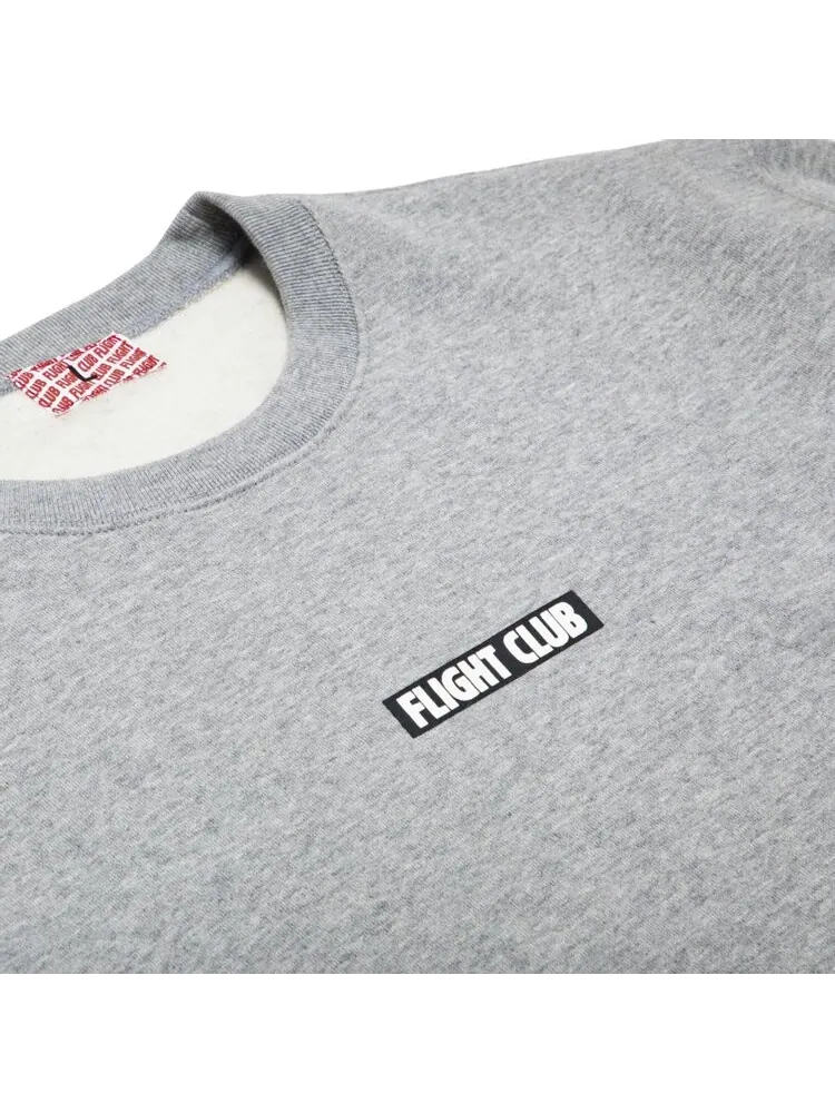 Толстовка Flight Club Oversized Logo Crewneck 'Gray' — изображение 3 из 3, серый