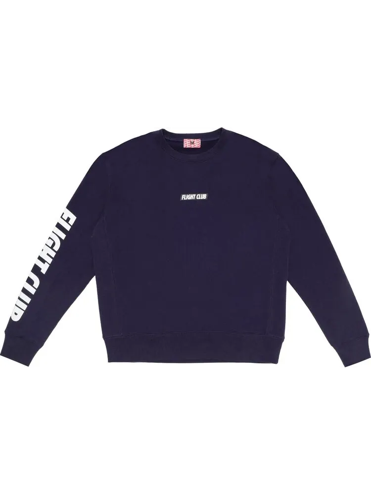 Толстовка Flight Club Oversized Logo Crewneck 'Navy' — изображение 1 из 3, синий