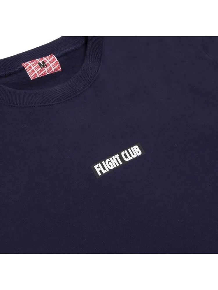 Толстовка Flight Club Oversized Logo Crewneck 'Navy' — изображение 3 из 3, синий