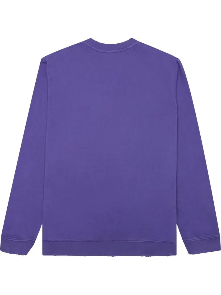 Свитер Raf Simons Girl In Red Destroyed Sweater 'Purple' — изображение 2 из 2, фиолетовый