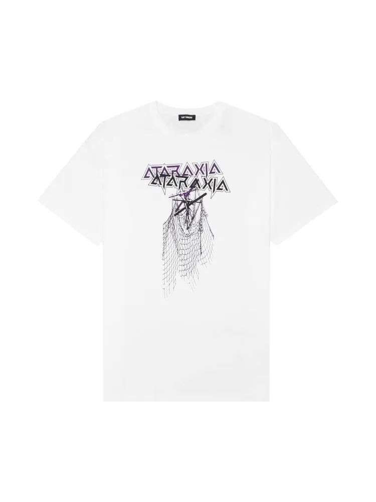 Футболка Raf Simons Ataraxia Big Fit T-Shirt 'White' — белый