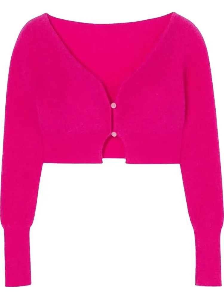 Кардиган Jacquemus Le Cardigan Alzou 'Pink' — розовый