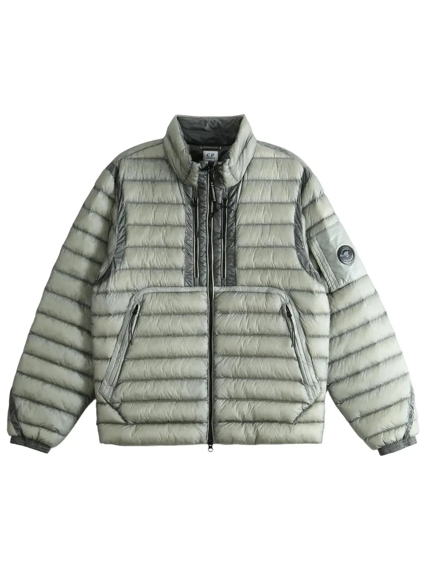 Пуховая куртка CP Company DD Shell Lens Down Jacket — серый