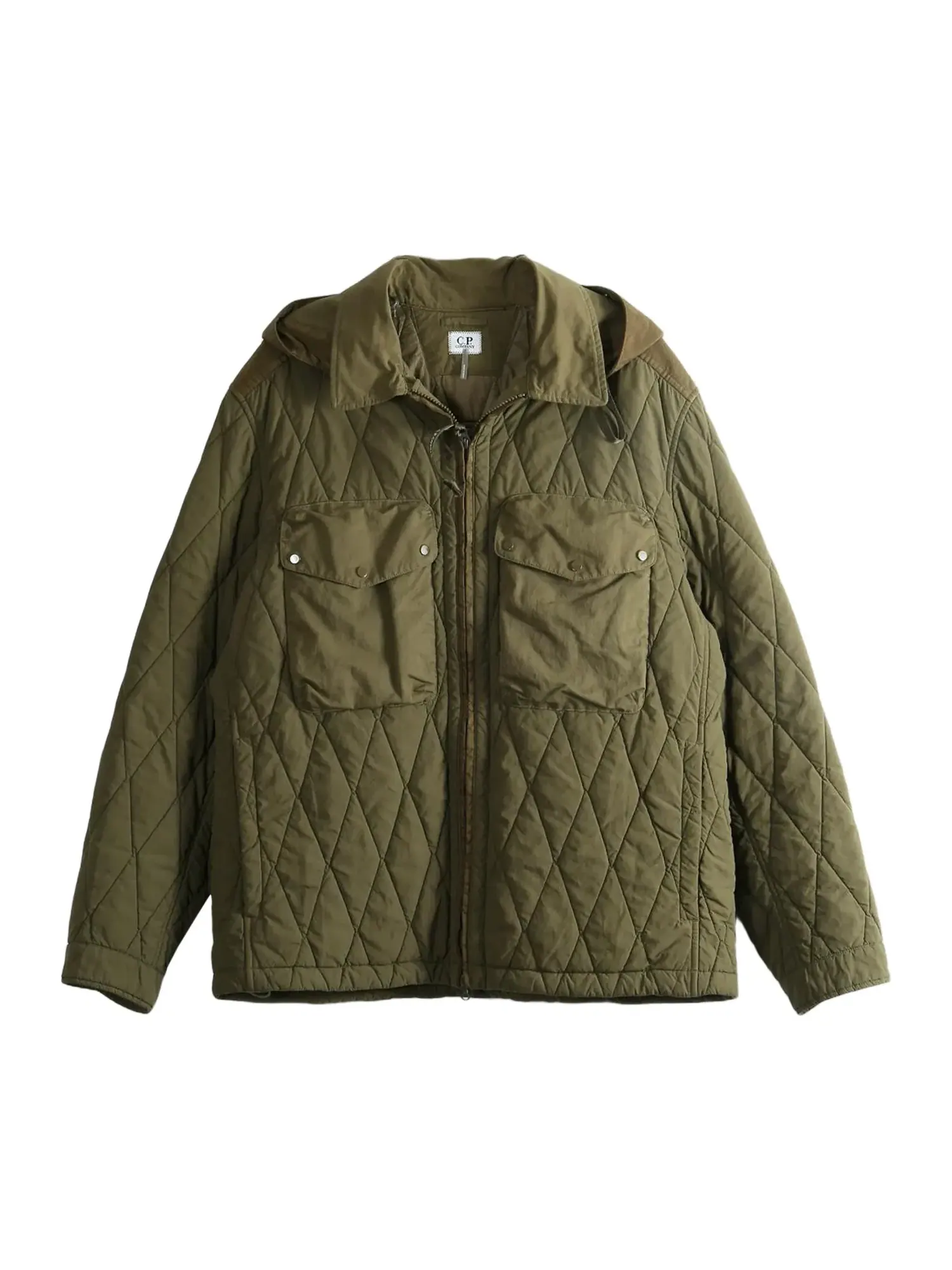 Куртка-подкладка для защитных очков CP Company GD Liner Mixed Goggle Jacket — зеленый