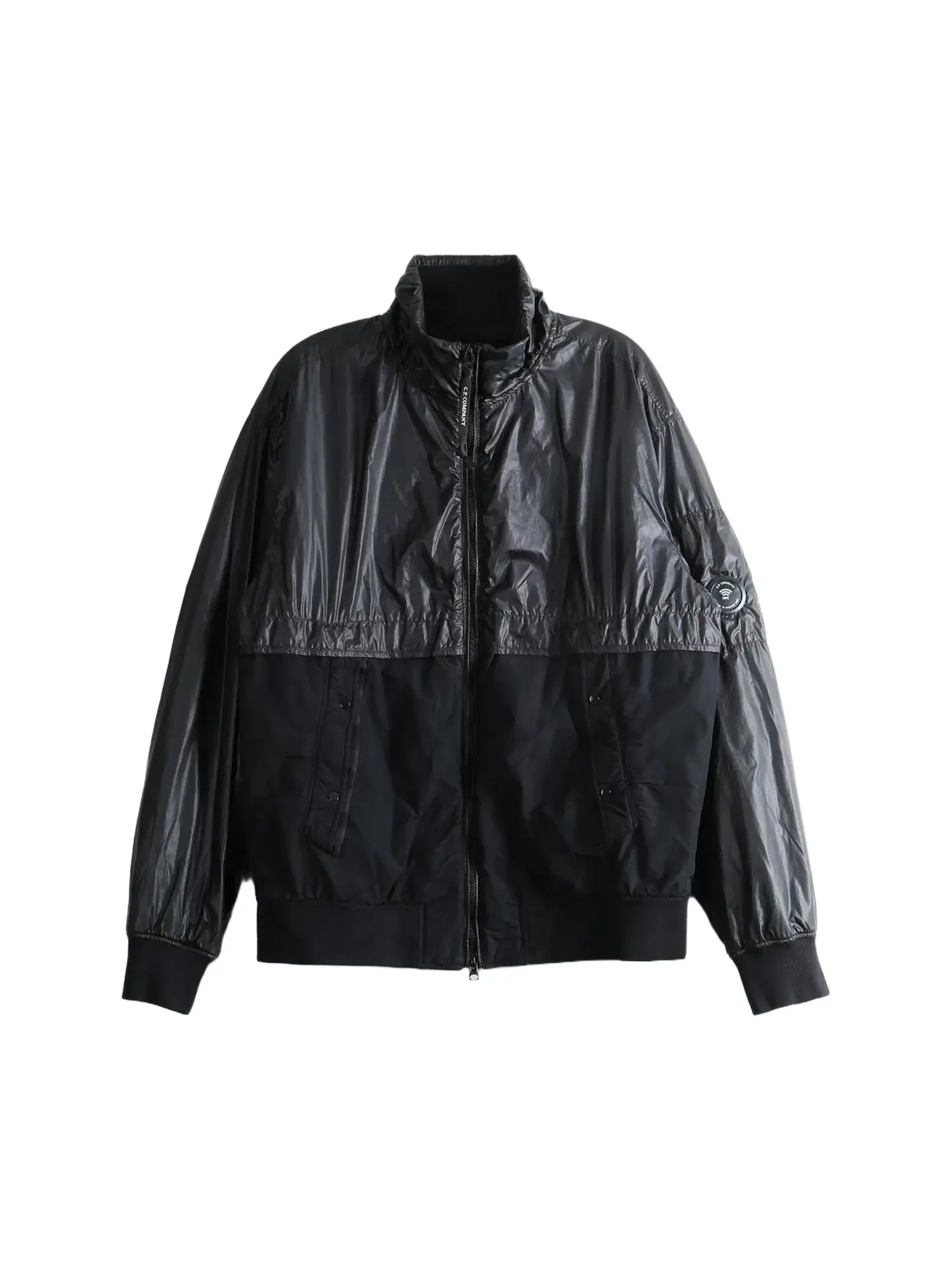 Куртка-бомбер CP Company CS II Mixed Bomber Lens Jacket — черный