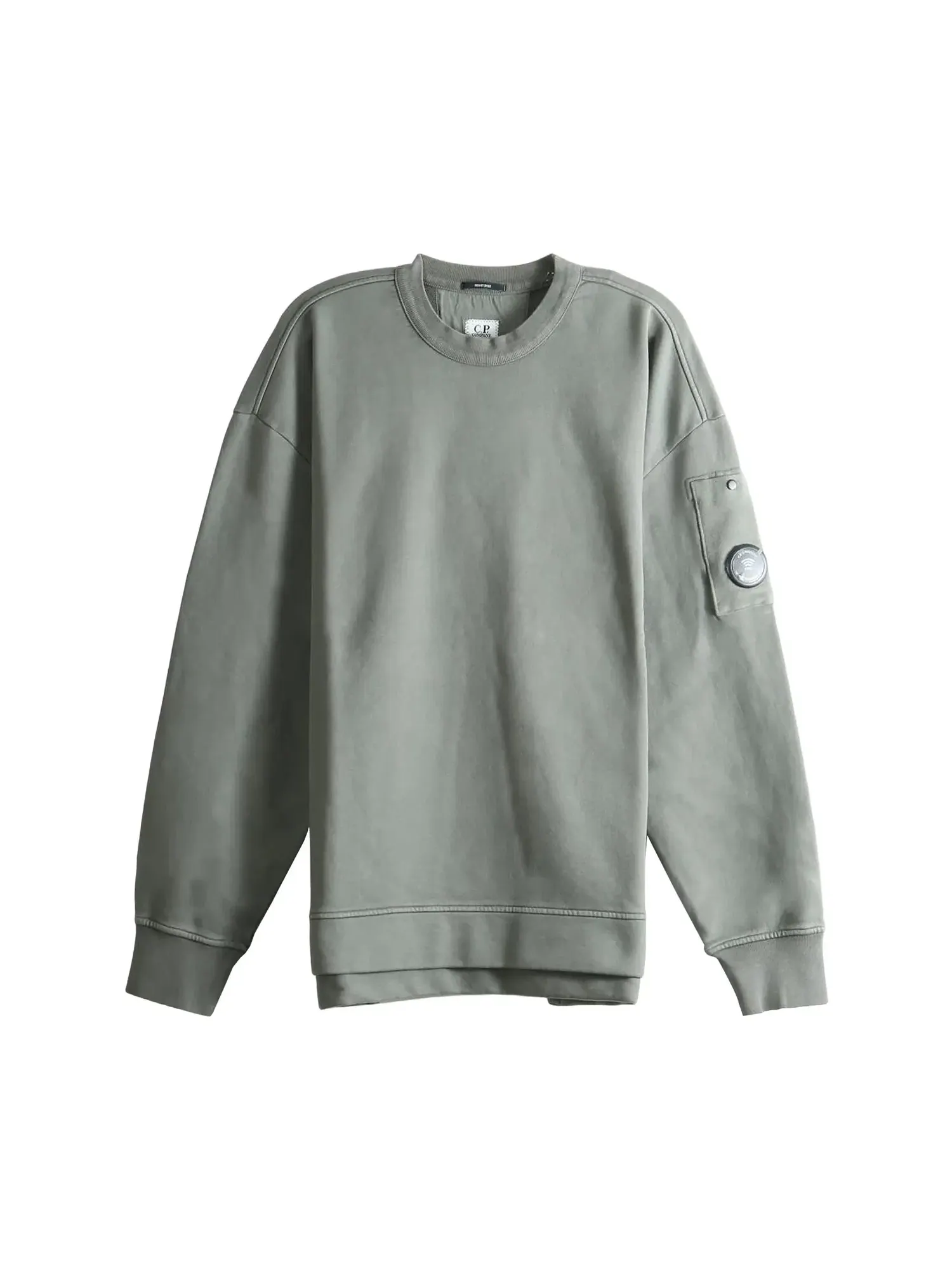 Свитшот CP Company Crewneck Lens Sweatshirt — изображение 1 из 1, серый