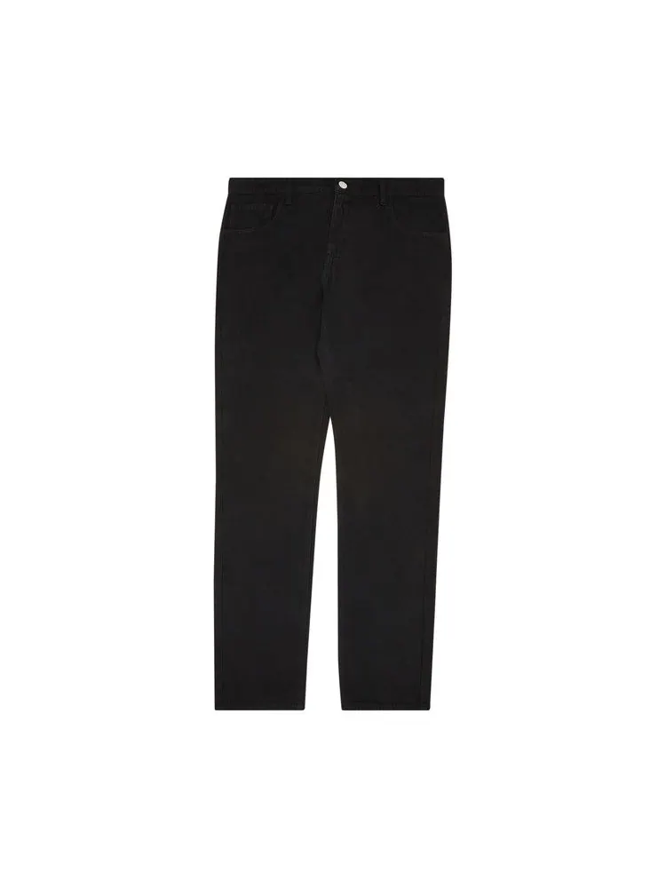 Брюки Raf Simons Slim Fit Denim — черный