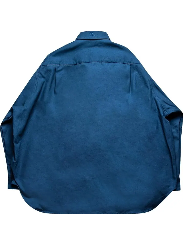 Рубашка Raf Simons Oversized RS Shirt 'Blue' — изображение 2 из 2, синий