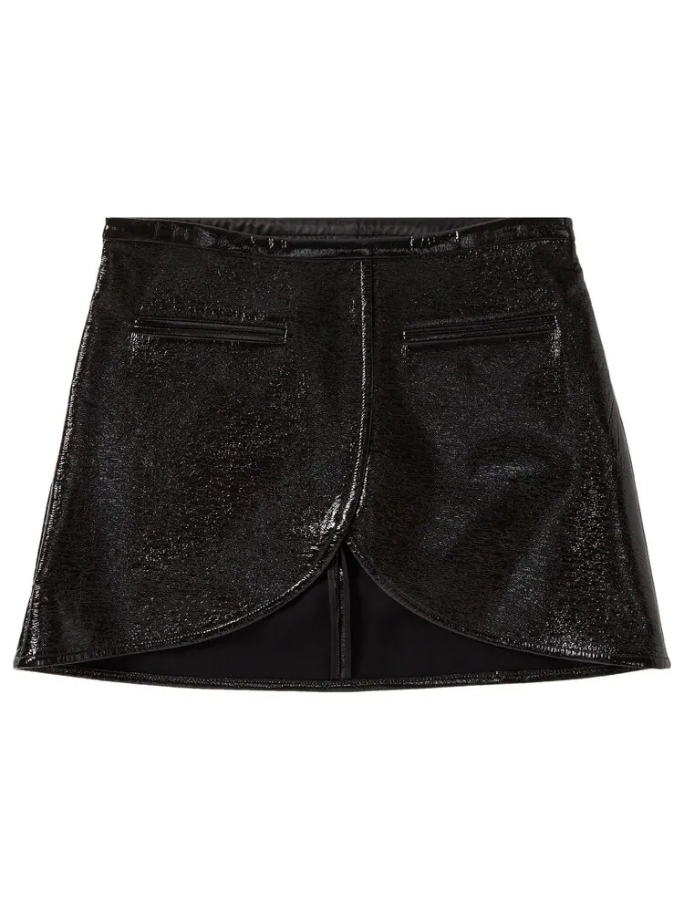 Юбка Courrèges Ellipse Vinyl Mini Skirt