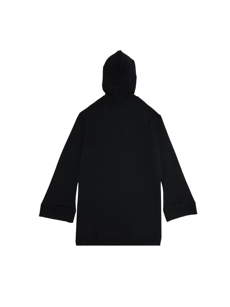 Платье Courrèges Hyperbole Hooded Fleece Dress — изображение 2 из 3, черный