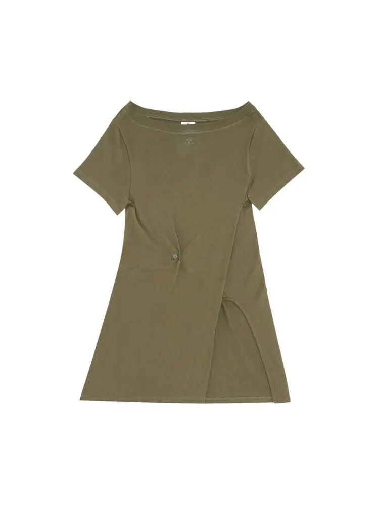 Платье Courrèges Boat Neck Body Mini Dress