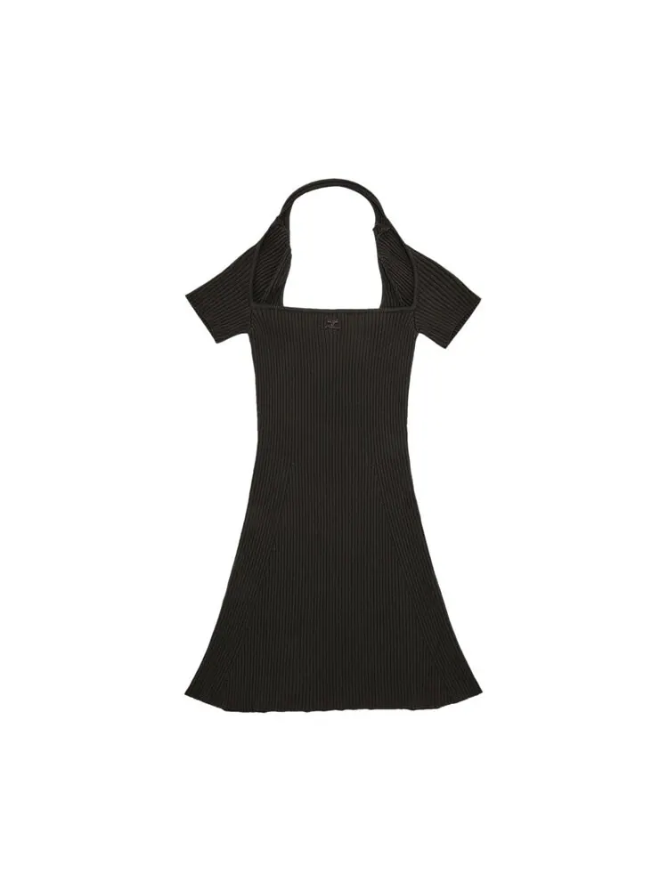 Платье Courrèges Hyperbole Rib Knit Mini Dress