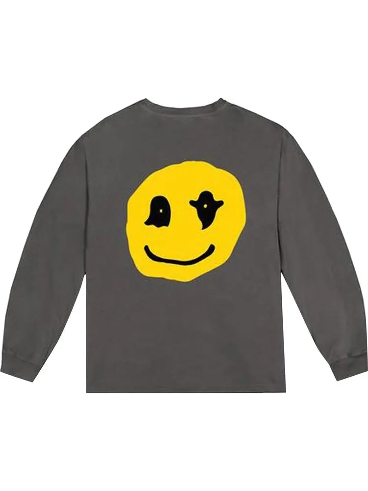 Лонгслив Cactus Plant Flea Market Kids See Ghosts I Saw Ghosts Long-Sleeve Tee 'Core' — изображение 2 из 2, серый