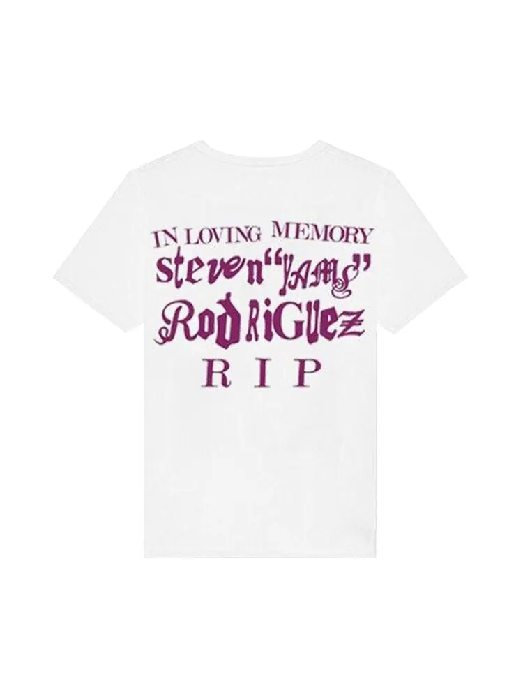 Футболка Cactus Plant Flea Market Yams Day In Loving Memory Tee 'White' — изображение 2 из 2, белый
