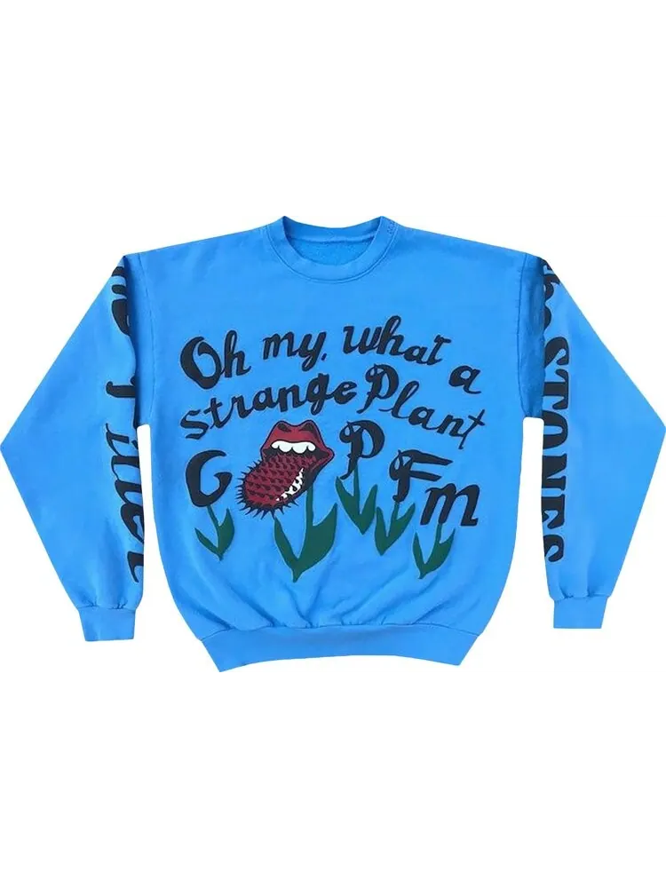 Толстовка Cactus Plant Flea Market Rolling Stones No Filter Tour Sweatshirt 'Blue' — синий