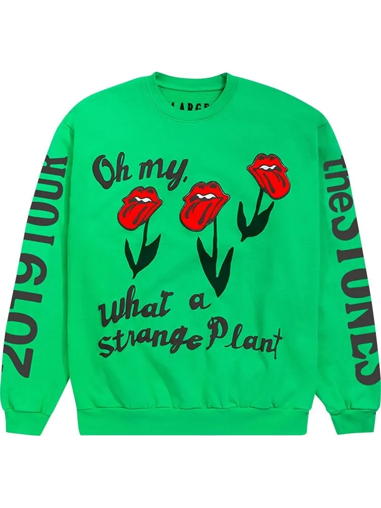 Толстовка Cactus Plant Flea Market Rolling Stones No Filter Tour Sweatshirt 'Green' — зеленый