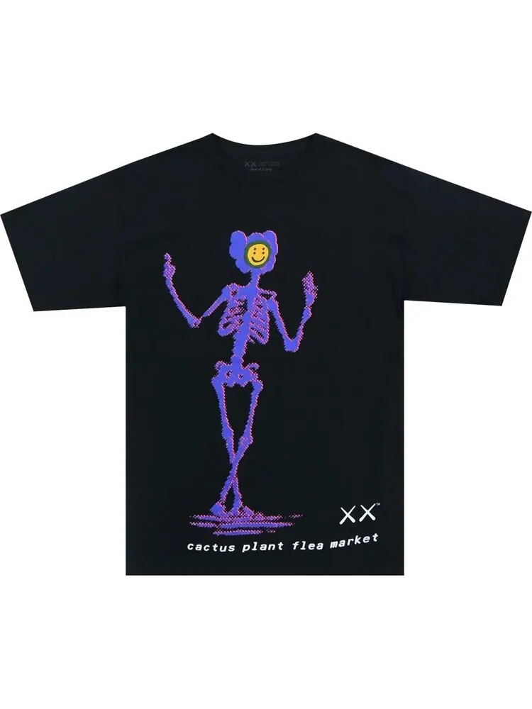 Рубашка Cactus Plant Flea Market x KAWS Shirt 'Black'