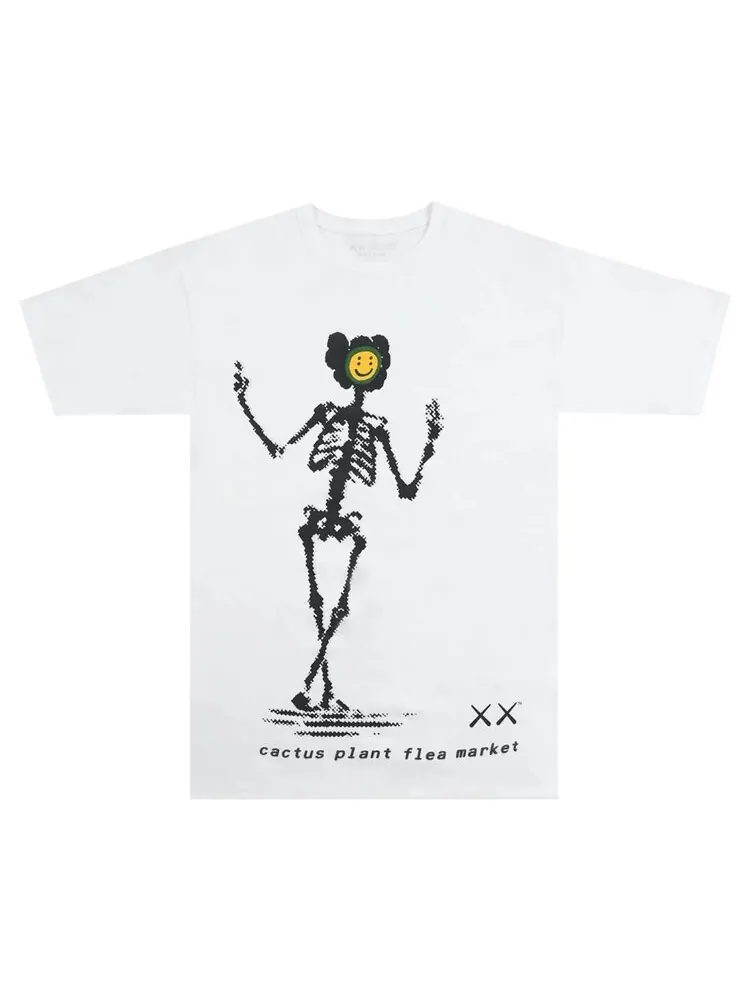 Рубашка Cactus Plant Flea Market x KAWS Shirt 'White' — изображение 1 из 1, белый