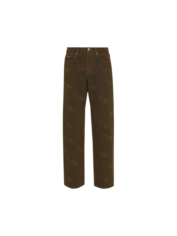 Джинсы Martine Rose Relaxed Fit Jean — оранжевый