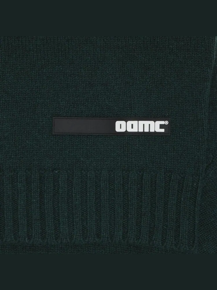 Толстовка OAMC Knitted Nuptse Crewneck 'Kombu' — изображение 3 из 3, зеленый