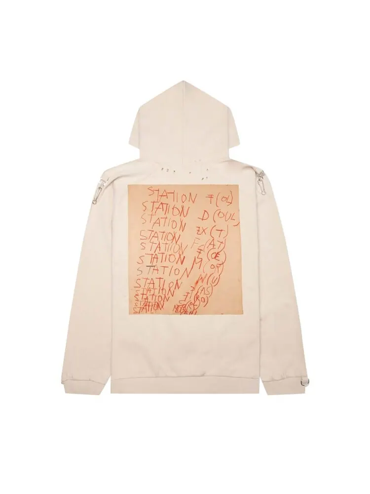 Худи Raf Simons Washed Fit 'Beige' — изображение 2 из 2, загар
