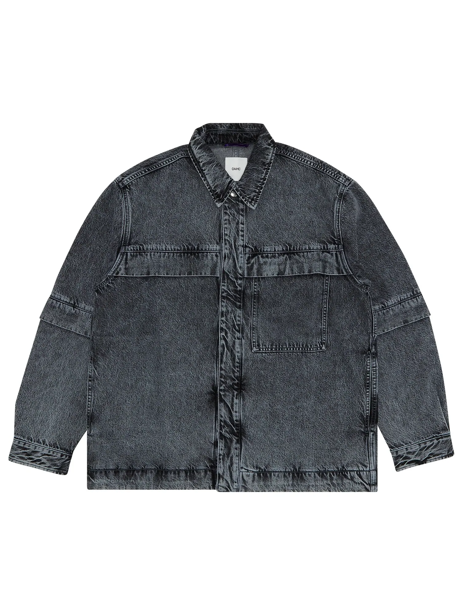 Рубашка OAMC Sierra Stone Grey — серый