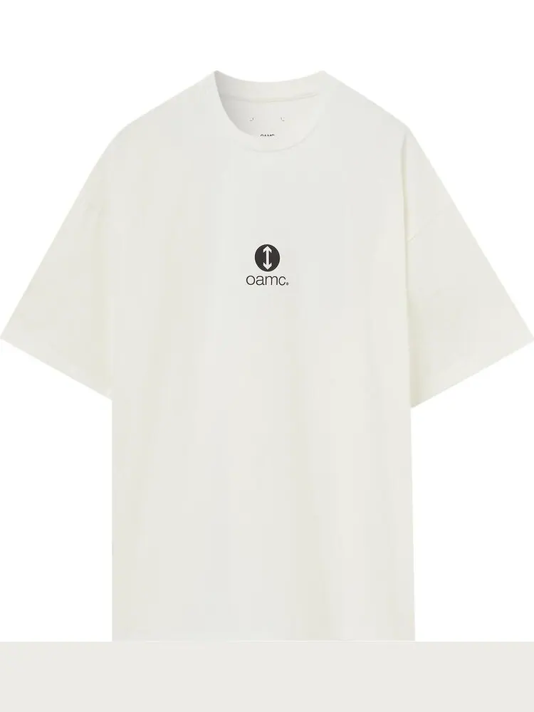 Футболка OAMC Altitude T-Shirt 'Off White' — изображение 1 из 2, бежевый