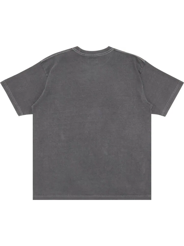 Футболка Flight Club Script 'Washed Black/Velour Burgundy' — изображение 2 из 3, черный