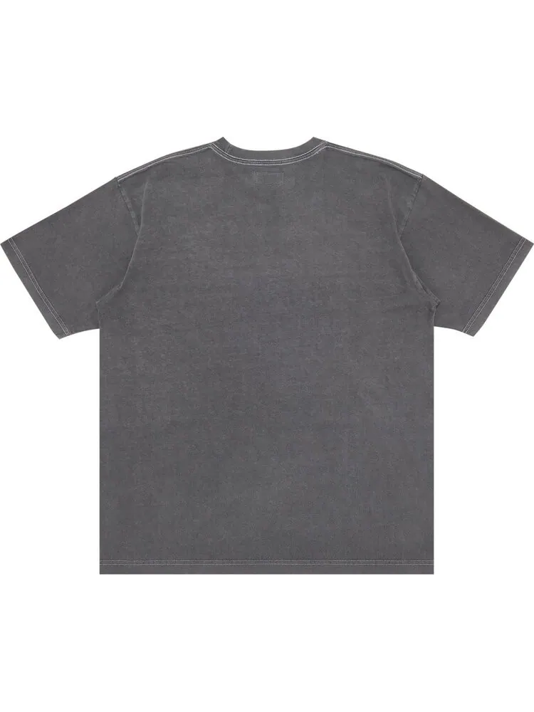 Футболка Flight Club Script 'Washed Black/Velour Green' — изображение 2 из 3, черный