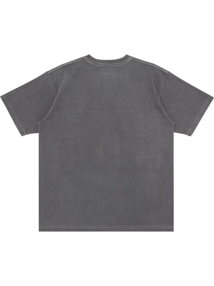 Футболка Flight Club Script 'Washed Black/Velour Navy' — изображение 2 из 3, черный